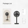 Xiaomi AISOLOVE F5 Pro Rechargeable Fan 4000mAh with Swing & Extendable- Black Color